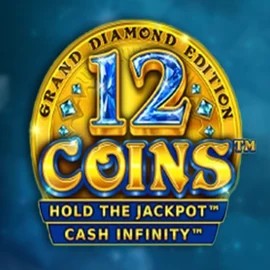 12 Coins Grand Diamond Edition slot logo by Wazdan at Red Casino