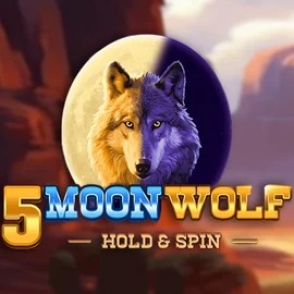 Slots logo of 5 Moon Wolf from Apparat Gaming at Red Casino