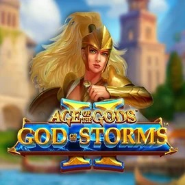 Official Slots logo: Age Of The Gods: God Of Storms 2 by Playtech at Red Casino