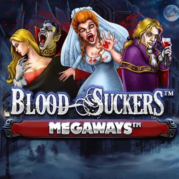 Blood Suckers Megaways slot logo by Red Tiger Gaming at Red Casino