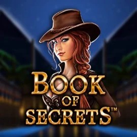 Book of Secrets slot logo by SYNOT Games at Red Casino