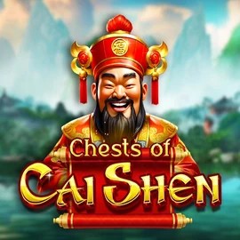 Chests of Cai Shen logo by Pragmatic Play Red Casino