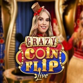 Crazy Coin Flip by Evolution, showcased at red-casino.eu – game logo