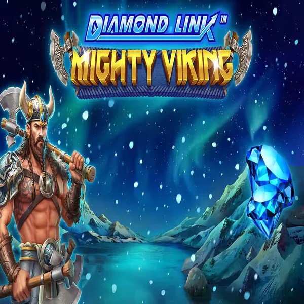Diamond Link Mighty Viking by Greentube, showcased at red-casino.eu – game logo