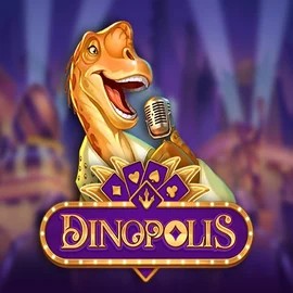 Dinopolis slot logo by Push Gaming at Red Casino