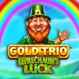 Gold Trio Leprechaun's Luck slot visual from Playtech available on red-casino.eu
