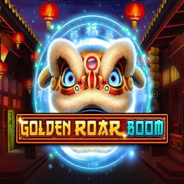 Golden Roar BOOM slot logo by Greentube at Red Casino
