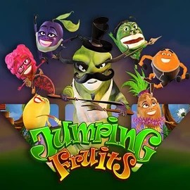 Jumping Fruits slot visual from Wazdan available on red-casino.eu