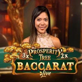 Prosperity Tree Baccarat slot visual from Evolution available on red-casino.eu
