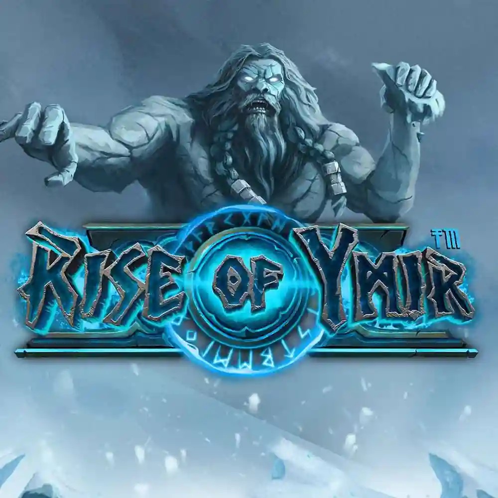 Slots logo of Rise of Ymir from Hacksaw Gaming at Red Casino