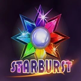 Starburst slot logo by NetEnt at Red Casino