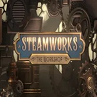Steamworks The Workshop logo – Slots by Peter & Sons at Red Casino
