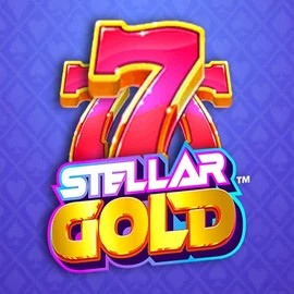 Stellar Gold logo by Snowborn Games at Red Casino
