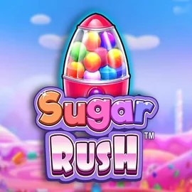 Sugar Rush logo by Pragmatic Play at Red Casino