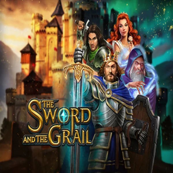 The Sword and the Grail slot visual from Play'n GO available on red-casino.eu