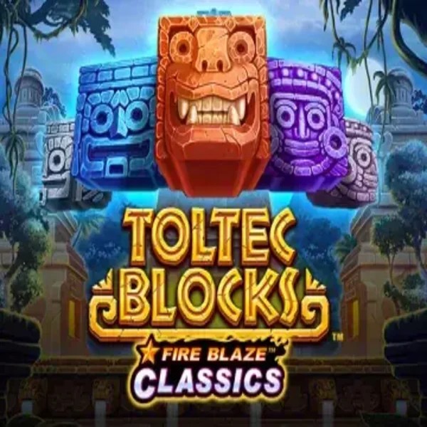 Fire Blaze: Toltec Blocks slot icon by Rarestone Gaming, available at Red Casino